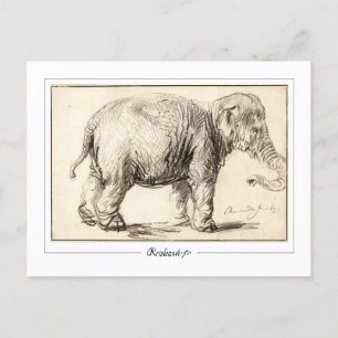 Rembrandt van Rijn #78 - Fine Art Postkarte