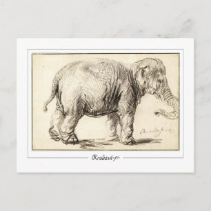 Rembrandt van Rijn #78 - Fine Art Postkarte