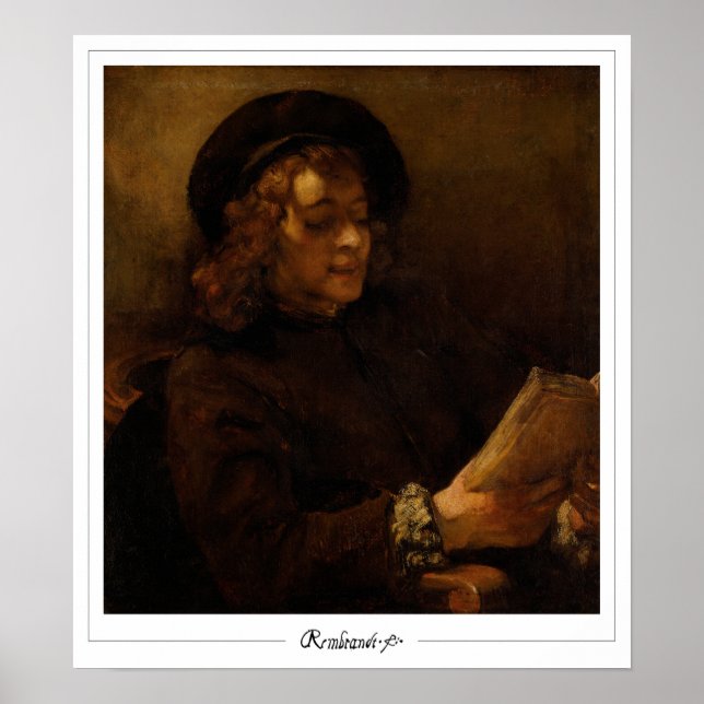 Rembrandt van Rijn Zedign Art Poster #2 (Vorne)