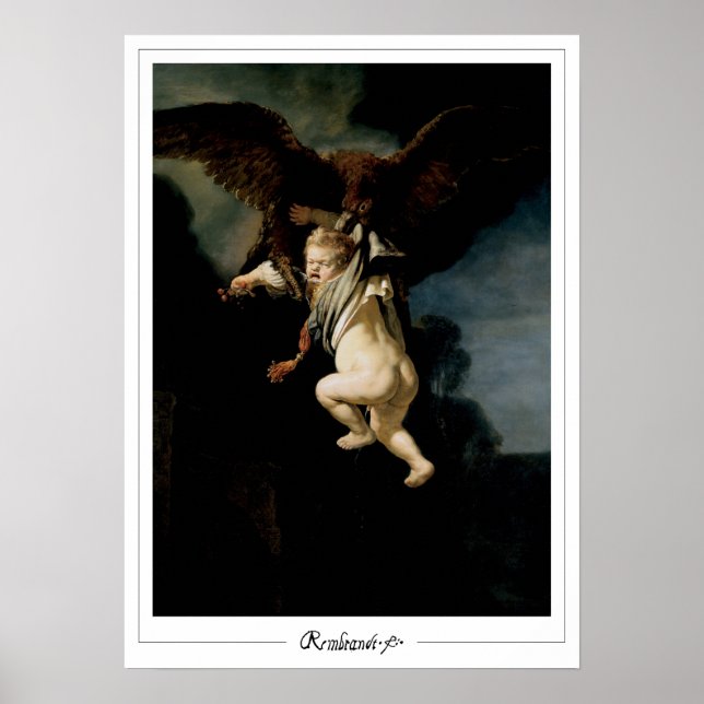 Rembrandt van Rijn Zedign Art Poster #493 (Vorne)