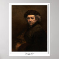 Rembrandt van Rijn Zedign Art Poster #543