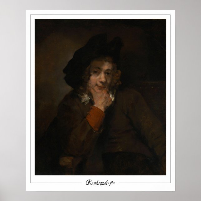 Rembrandt van Rijn Zedign Art Poster #597 (Vorne)