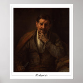 Rembrandt van Rijn Zedign Art Poster #714
