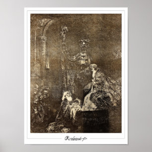 Rembrandt van Rijn Zedign Kunstposter #105 Poster