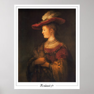 Rembrandt van Rijn Zedign Kunstposter #27 Poster
