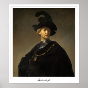Rembrandt van Rijn Zedign Kunstposter #713 Poster