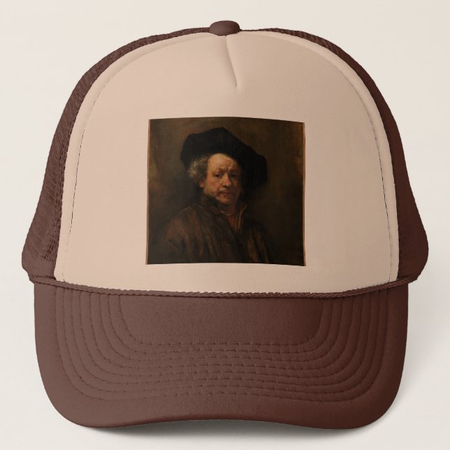 Rembrandt van Rijns Selbstportrait Kunst Truckerkappe (Vorderseite)