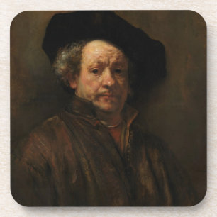 Rembrandt van Rijns Selbstportrait Kunst Untersetzer