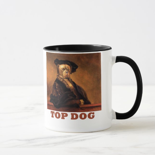 Rembrandts HundeTasse Tasse (Rechts)