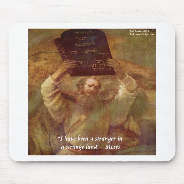 Rembrandts Mose & Bibelangebot Mousepad (Vorne)