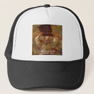 Rembrandts Moses & Bibelzitat Truckerkappe