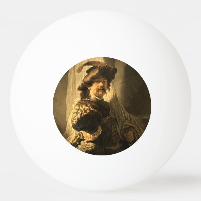 Rembrandts Standard Ping Pong Ball Tischtennisball (Vorderseite)