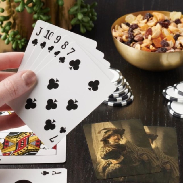 Rembrandts Standard-Trägerkarten Spielkarten (Rembrandt’s Standard Bearer poker type playing cards . Easy to shuffle smooth card stock. 2.5" x 3.5)