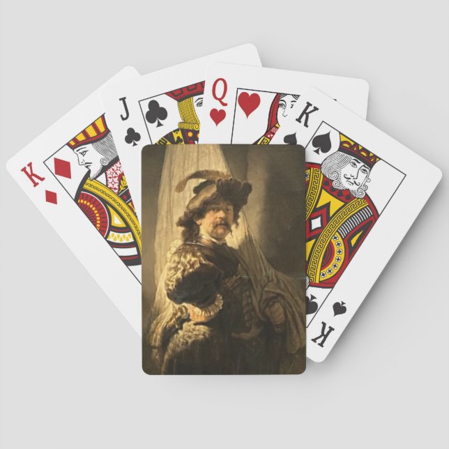 Rembrandts Standard-Trägerkarten Spielkarten (Rückseite)