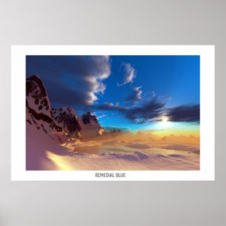 REMEDIAL BLUE POSTER