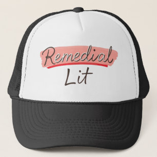 Remedial Lit Baseballkappe mit Unterstrich Truckerkappe