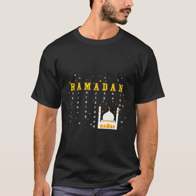 Remember Allah Ramadan Mubarak Kareem  T-Shirt (Vorderseite)