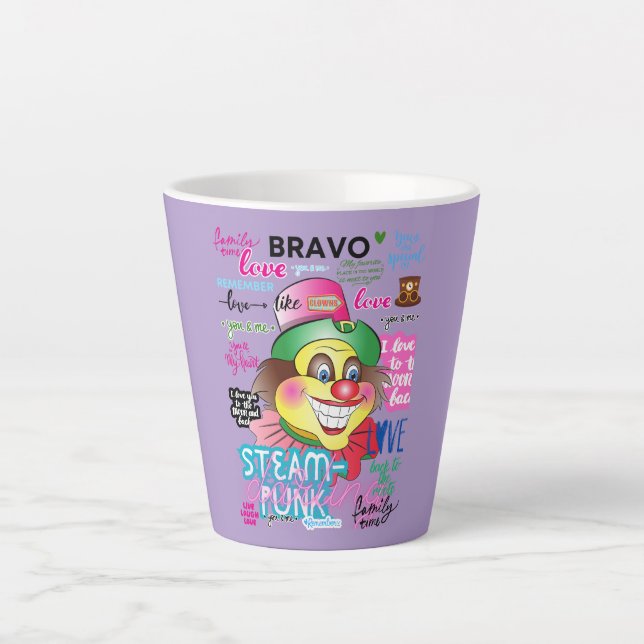 REMEMBER CLOWNS MILCHTASSE (Vorderseite)