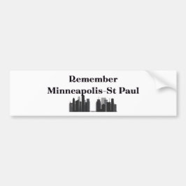 Remember Minneapolis & St. Paul Autoaufkleber