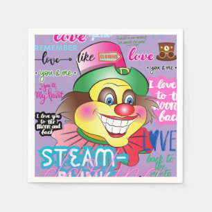 Remember the Clown. Serviette