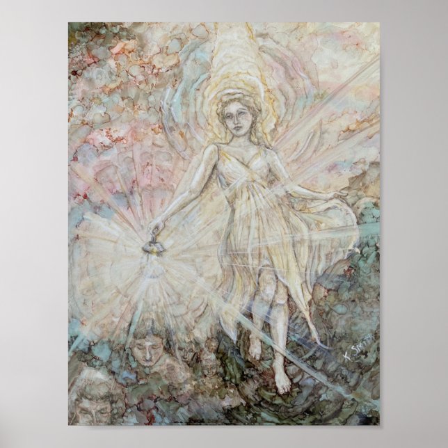 "Remember Who You Are: Light Being" Poster (Vorne)