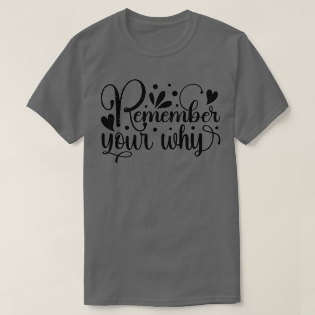 Remember Your Why T-Shirt (Design vorne)