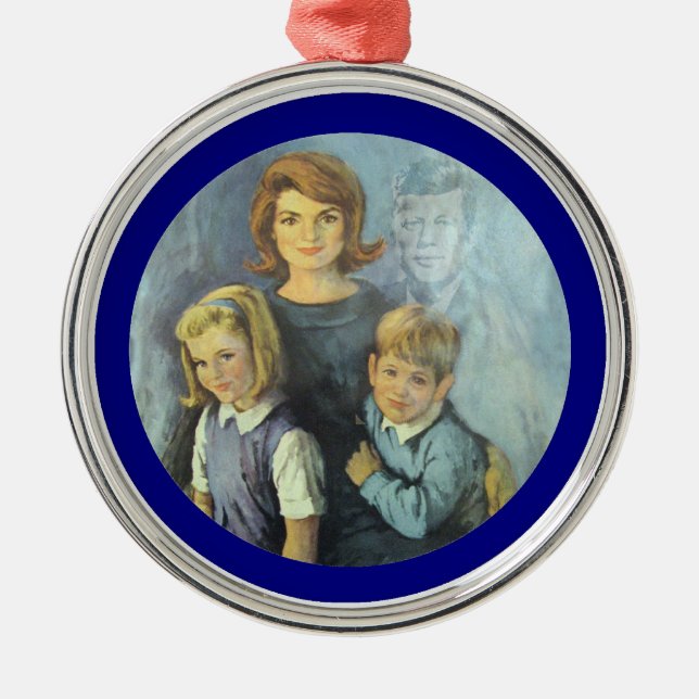 Remembering the Kennedy Family Ornament Aus Metall (Vorne)
