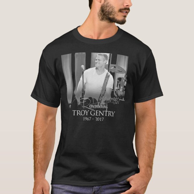 Remembering Troy Gentry &amp; Montgomery Premium T T-Shirt (Vorderseite)