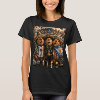 Remera Mujer Capibarras viajeros T-Shirt