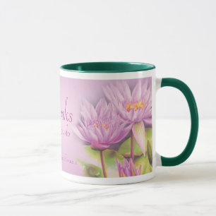 Remercie la tasse de nénuphar