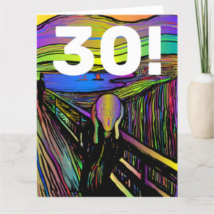 REMERCIEMENTS 30E ANNIVERSAIRE 30 CARTE DE GRÂCE FUNNY