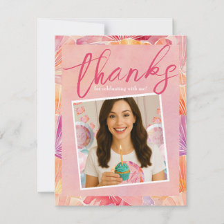 Remerciements 30e anniversaire Parlez trente à moi Carte de reme