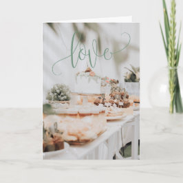 Remerciements Belle carte de voeux Mariage/anniversaire