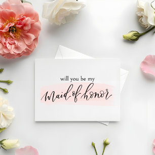 Remerciements Blush Serez-vous ma carte de proposition de servan