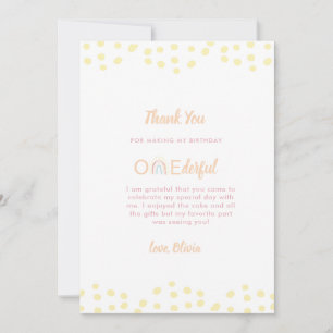 Remerciements Boho Rainbow n'est-elle pas une Carte de remerciem