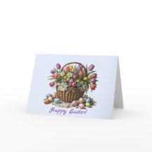 Bonne carte de voeux de Pâques
