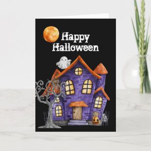 Remerciements Bonne carte de voeux Halloween