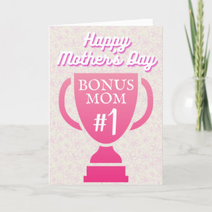 Remerciements Bonus Maman #1 Carte de fête des mères