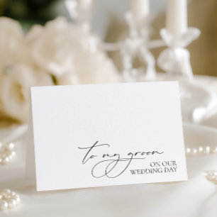 Remerciements Carte "À Ma Salle Le Jour De Mon Mariage"