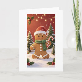 Remerciements carte à thème de Noël