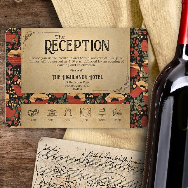 Remerciements Carte Boîtier Rustique De Réception De Mariage (Créateur téléchargé)