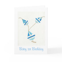 Carte d'anniversaire 1 an de bébé