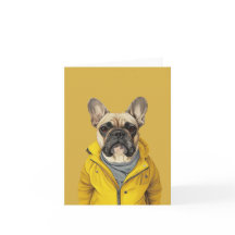 Carte d'anniversaire de Bulldog