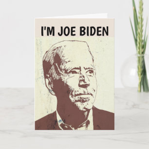 REMERCIEMENTS CARTE D'ANNIVERSAIRE DE JOE BIDEN OU POUR TOUTE OC