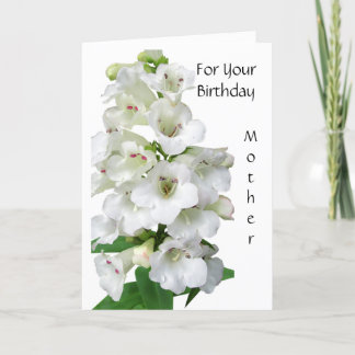 Remerciements Carte d'anniversaire de la mère pliée