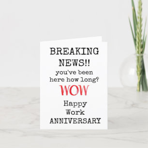 Remerciements Carte d'anniversaire de travail, drôle, collègue, 