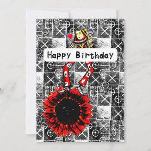 Remerciements Carte d'anniversaire joyeuse de la reine de danse