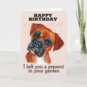 Remerciements Carte d'anniversaire personnalisée de votre boîte