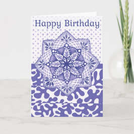 Remerciements Carte d'anniversaire pliée Conception de Doodle co