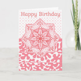 Remerciements Carte d'anniversaire pliée Conception de Doodle co